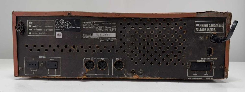 Amplificator Amplituner Sharp SA-11 – Functional – Ideal Garaj / Atelier