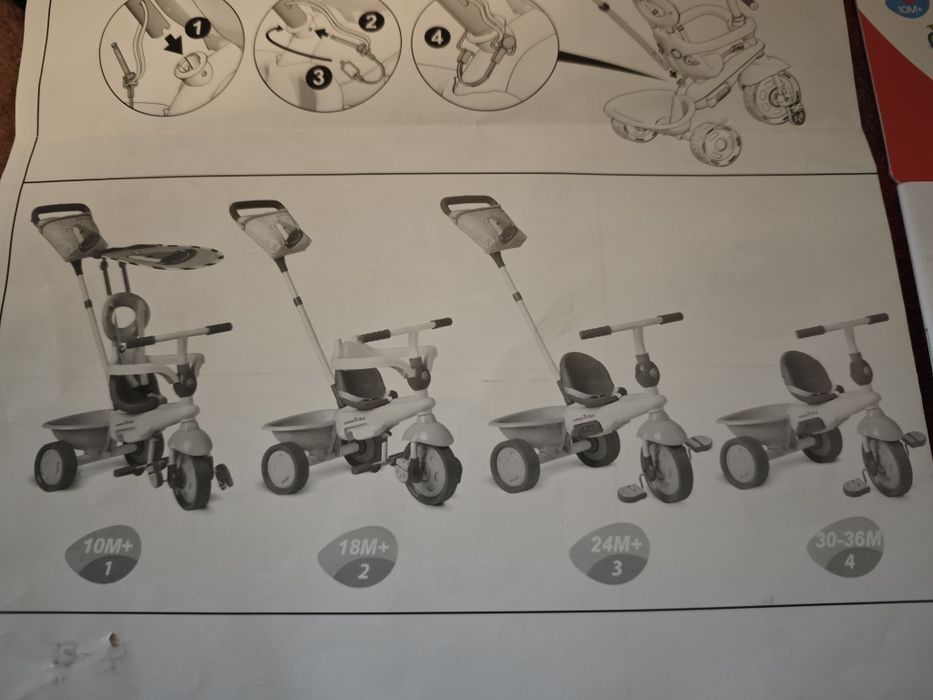 Tricicleta smarTrike Safari 4in1 noua