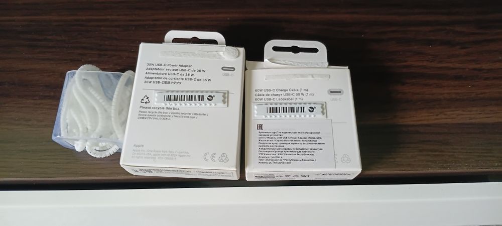 Продам кабель и блок Apple 35w