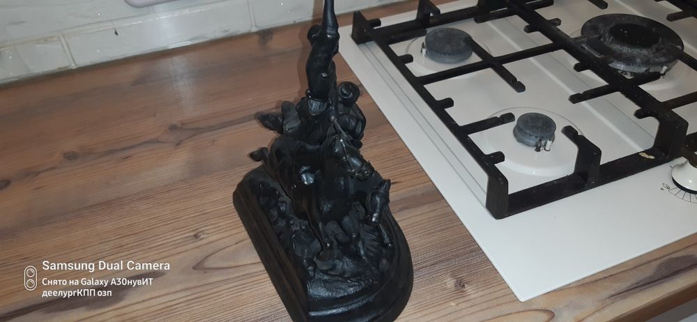 статуэтка джигитовка касли 1984г.