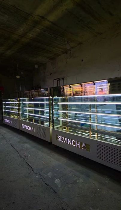 Витринные холодильники и также горки