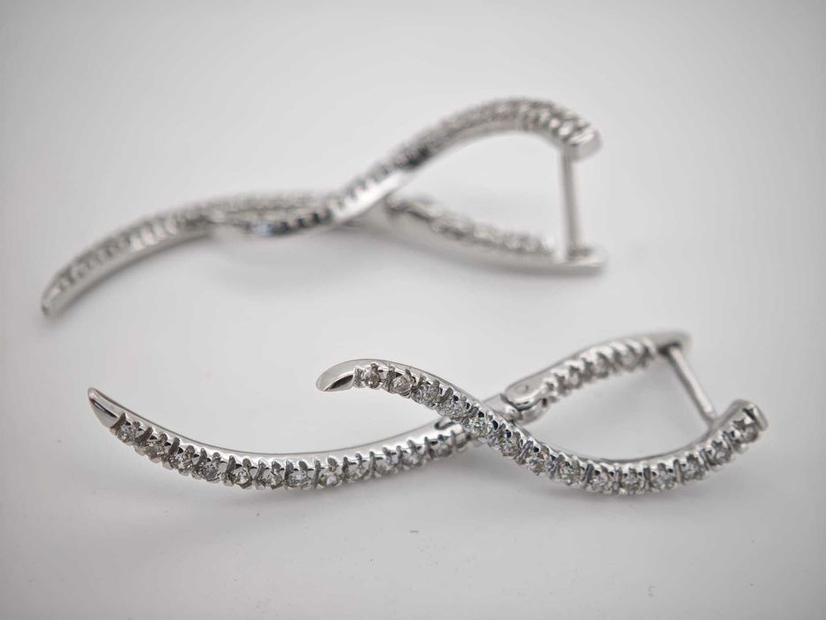 Cercei 14k diamante naturale