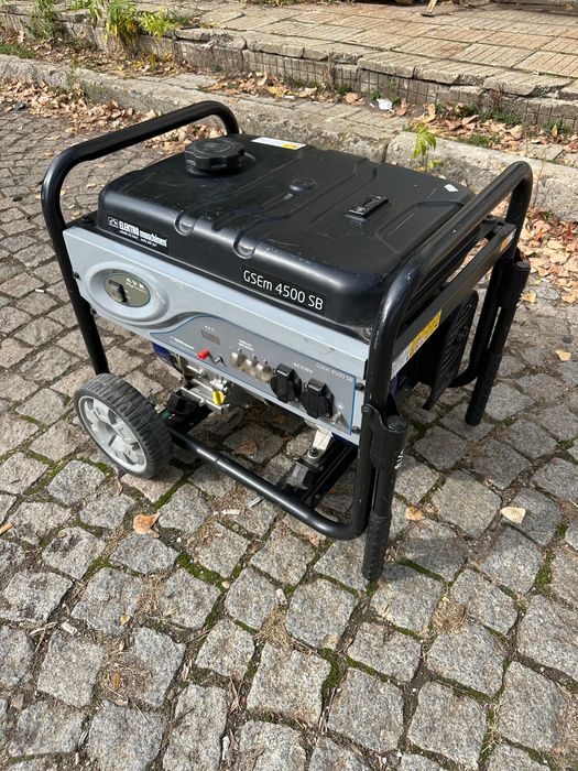 Бензинов ел. агрегат генератор  ELEKTRO maschinen GSEm 4500