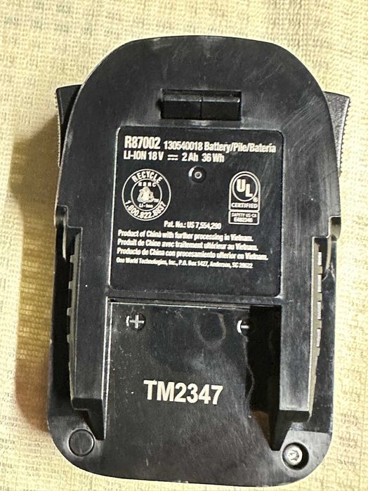 Acumulator original Ridgid /AEG 18V 2Ah