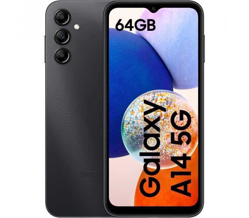 Telefon Samsung Galaxy A14 5G 64GB Dual Sim 6.6" negru nou Sigilat