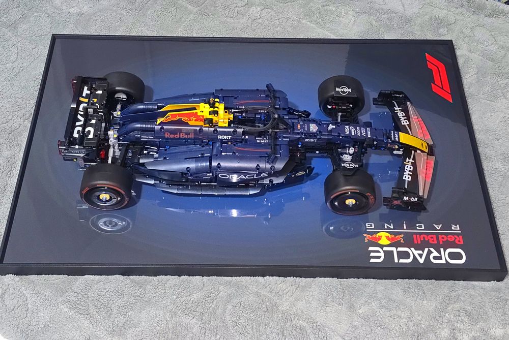 Lego картина болид Формула 1, 3D рамка Red Bull