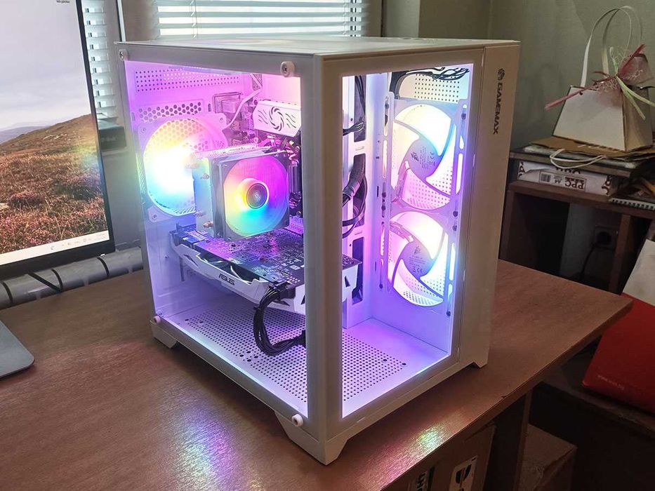 Геймърски компютър, 1070, Xeon 2680V4, 500gb nvme, 750gb hdd, 16gb Ram