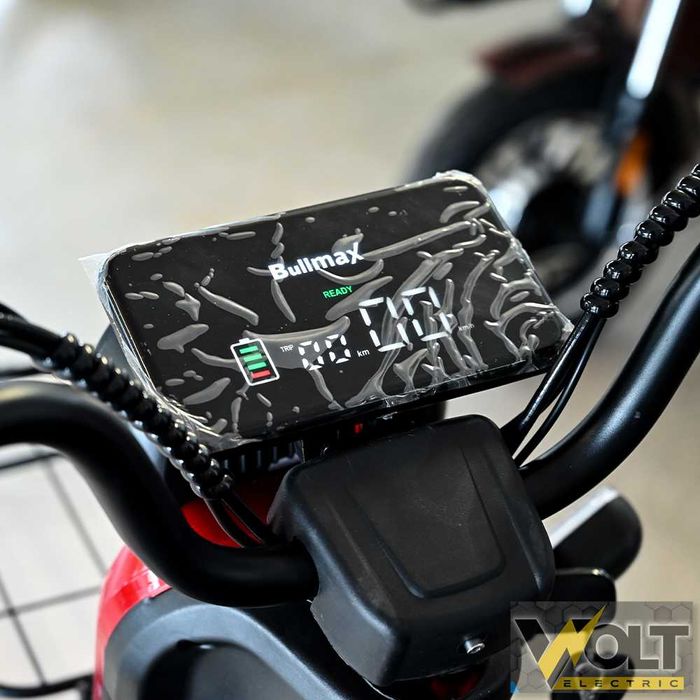 Електрическа триколка BULLMAX C1 MAX 1500W, големи 10’’ джанти, RED