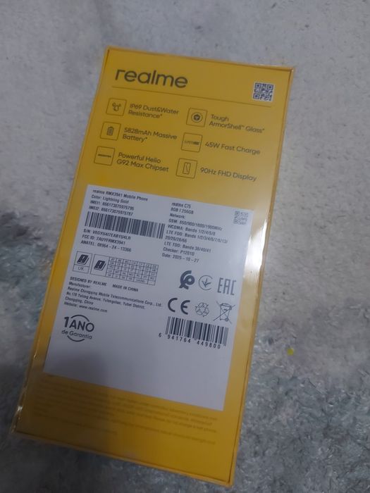 Reaime C75 , 8/256 новый