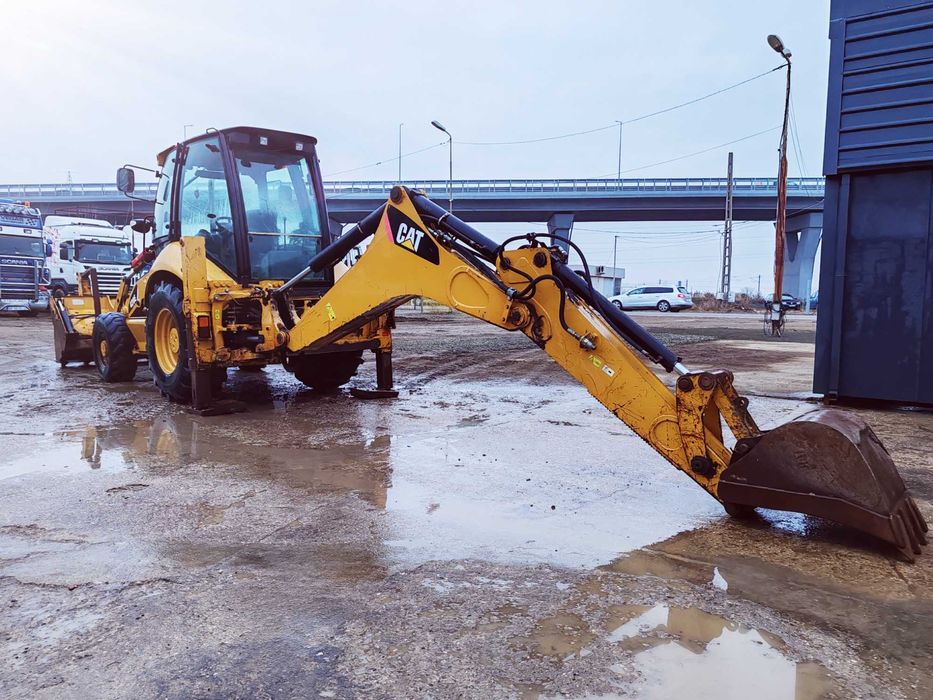 Buldoexcavator Caterpillar 428E 4x4 din 2008 Accept orice test