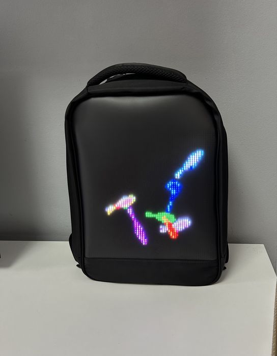 Rucsac inteligent Smart Leziter Pixo LED negru