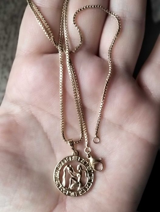 Lanț și pandant zodiac otel inoxidabil
