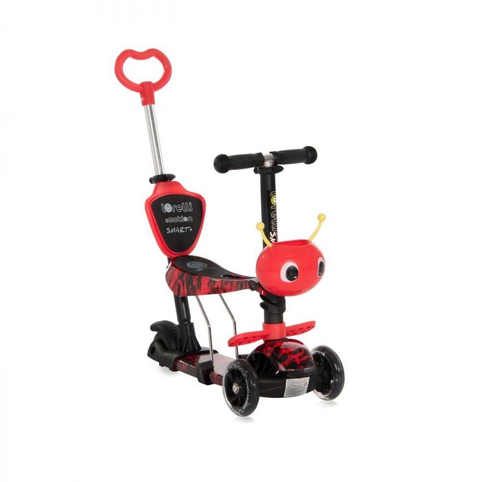 Тротинетка Лорели 3 в 1 smart plus red