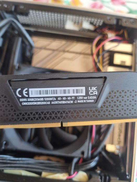 Corsair ddr5 5200 mt/s ram 2x16 gb
