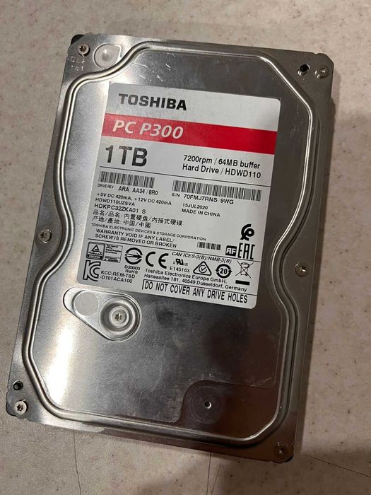 Внутренний жесткий диск на 1ТБ