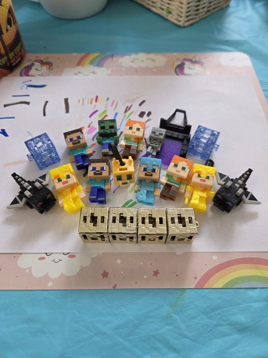 Kinder joy minecraft фигурки