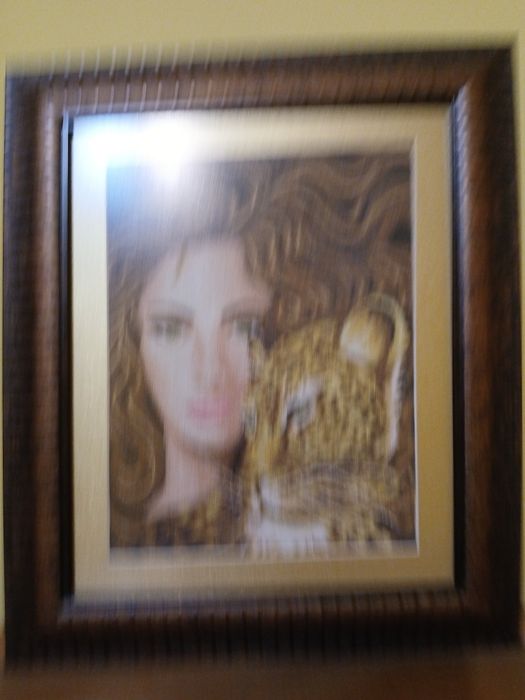 Гоблен "Жената с леопарда"