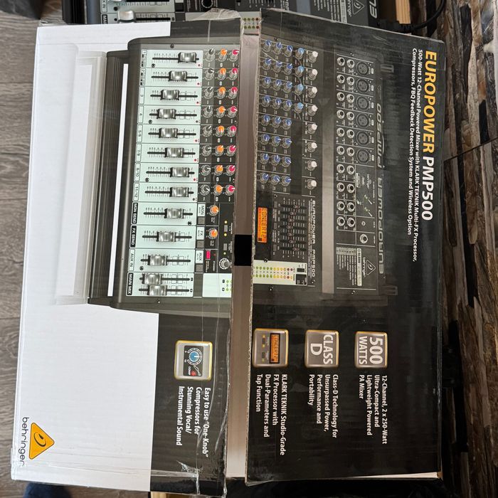 Behringer pmp500 2х250 активен пулт