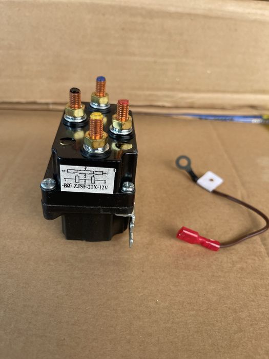Solenoid releu contactor comanda troliu 12v sau 24v ZJSF-21X-12v atv