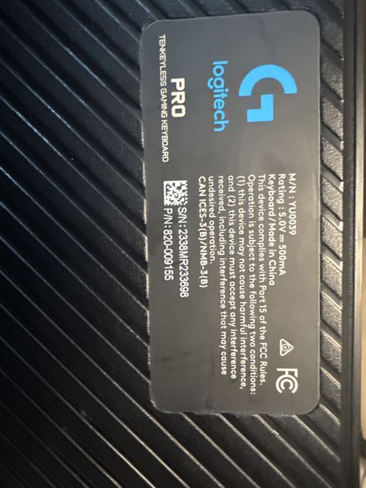 Клавиатура Logitech G Pro Mechanical Gaming черный