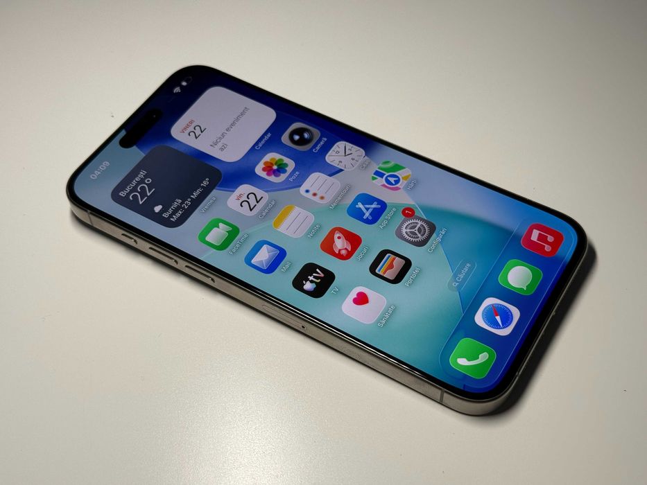 iPhone 15 Pro Max, Natural Titanium, 256Gb, Liber de retea | Cod - G754