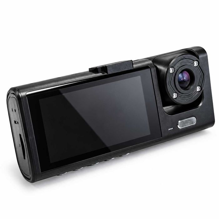 Видеорегистратор с 2 камери Wi-Fi, Full HD 1080P, 170° обектив и G-сензор