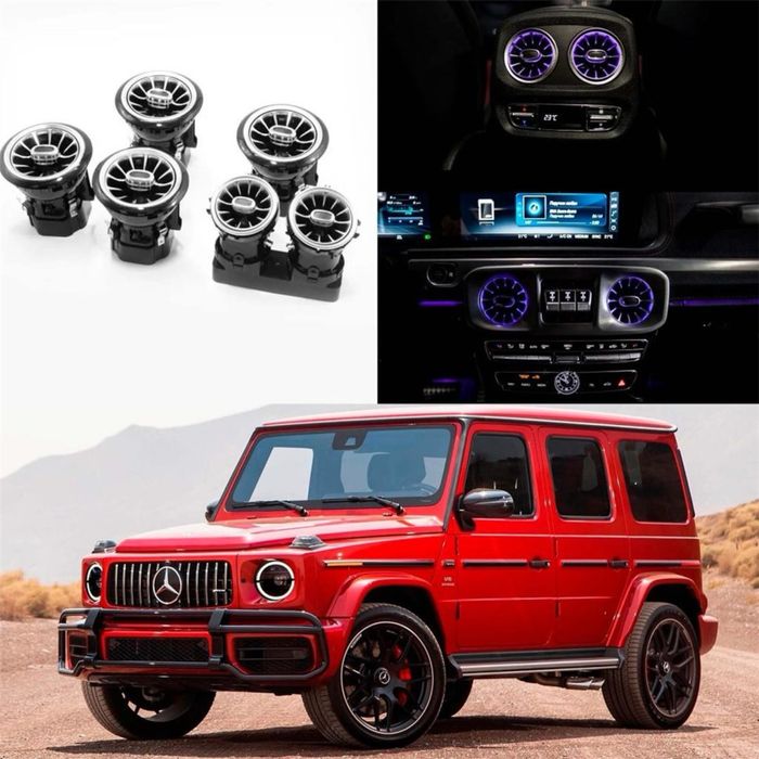 Светещи въздуховоди за парно W463a W464 G-Class след 2018 г