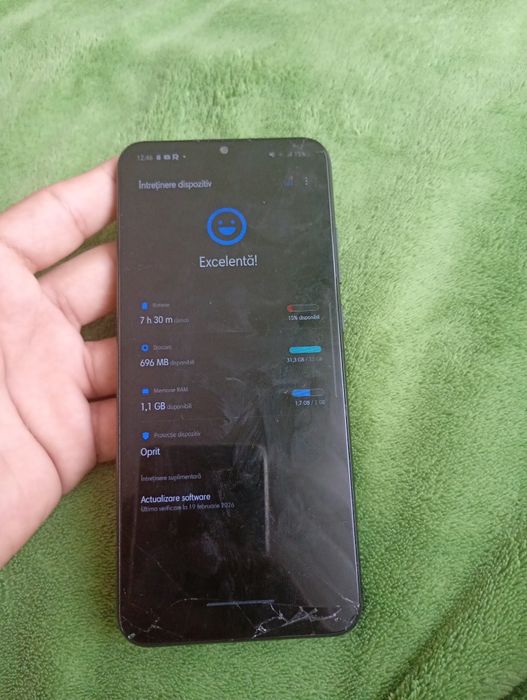 Samsung Galaxy A02 baterie 100% memorie RAM 4