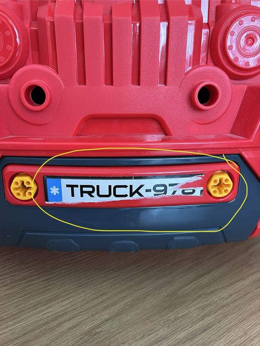 Atelier copii Homcom, Camion cu motor, 3-5 ani