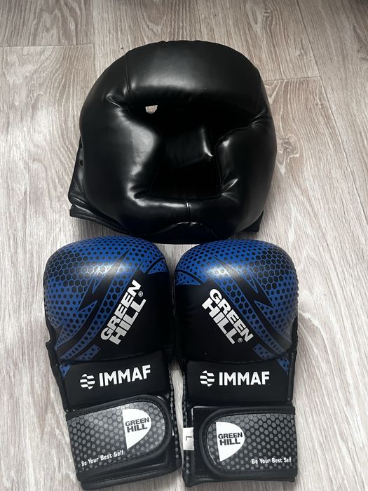 Мма перчатки + шлем