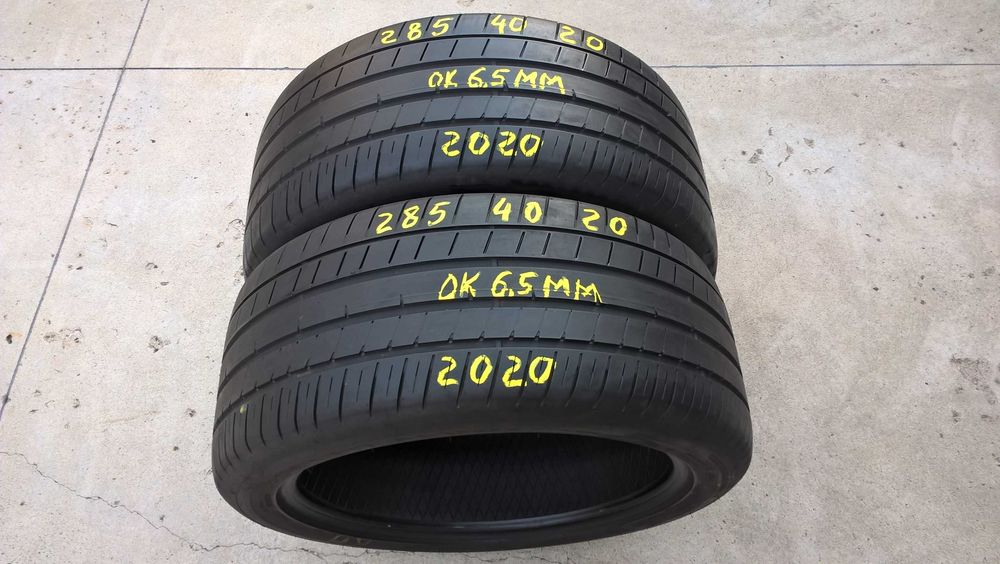 Doua anvelope vara 285 40 20 dunlop sport maxx RT2  MO dot 2020