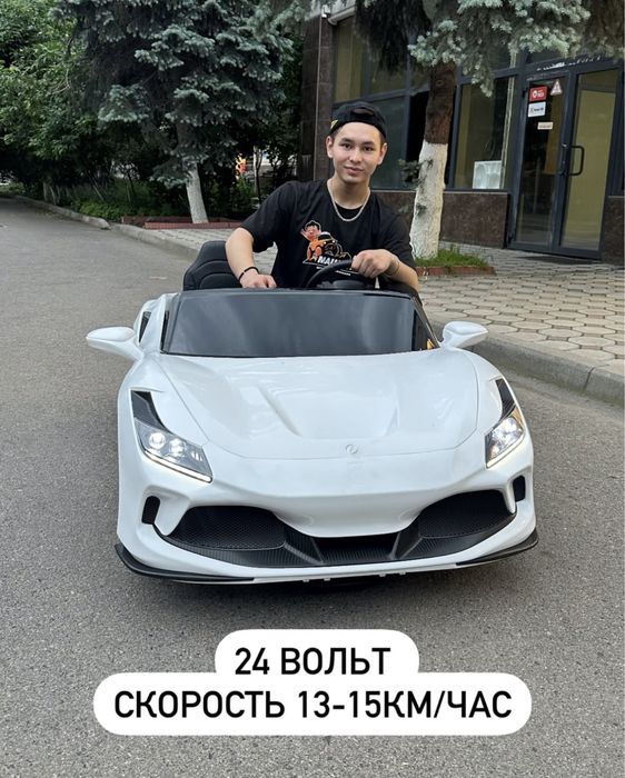 ИДЕАЛЬНАЯ МОДЕЛЬ! ДЕТСКАЯ МАШИНА|электромобиль Ferrari F8|доставкаесть