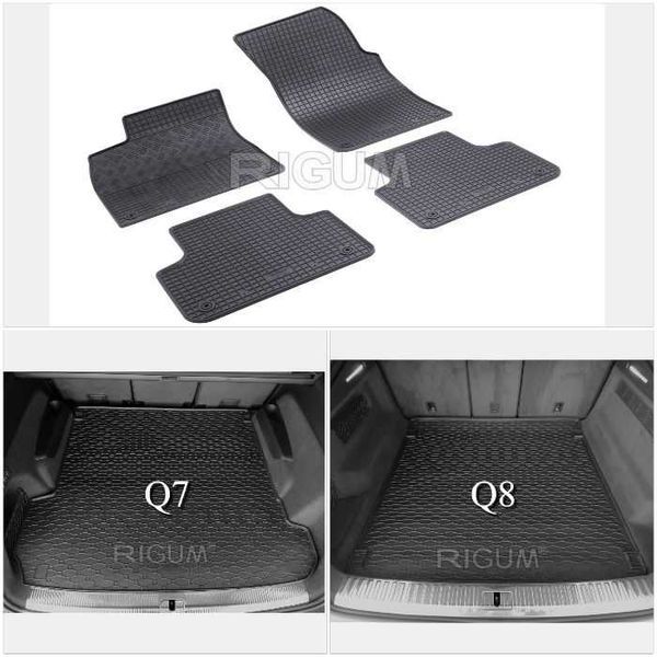 Гумени стелки или багажник AUDI Q7 и Q8 след 2015г.