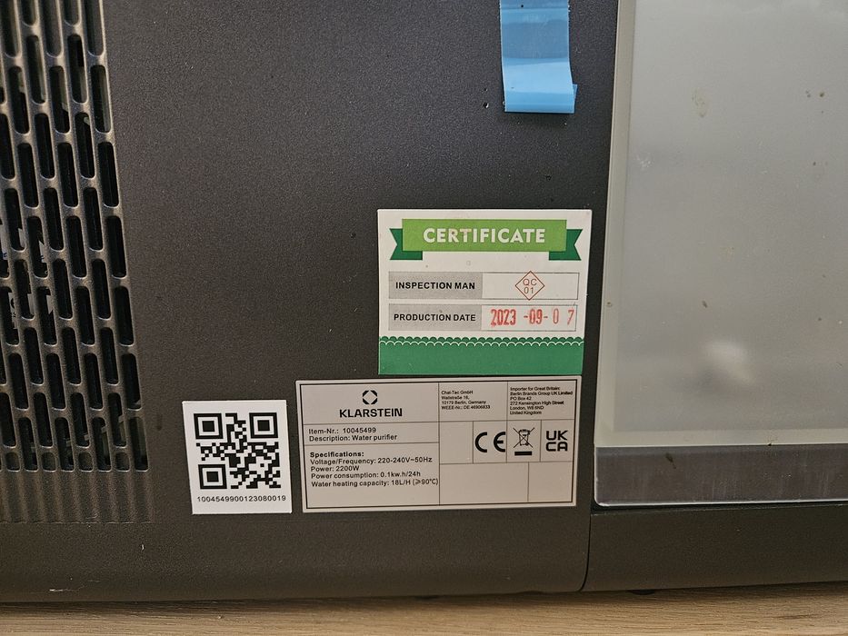 Filtru Apa Klarstein AquaLine 6L