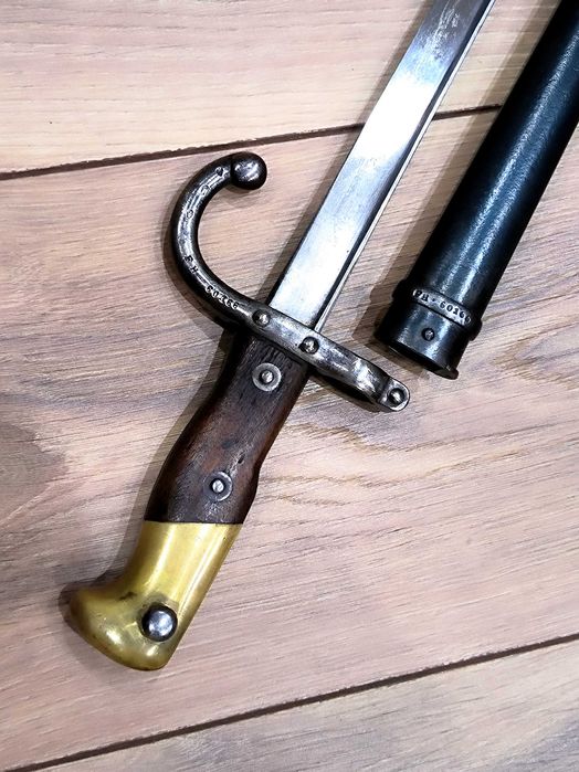 Френски щик нож байонет ГРА GRASS M1874 еднакви номера