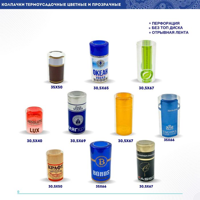 Пробки и колпачки (Bottle Packs)