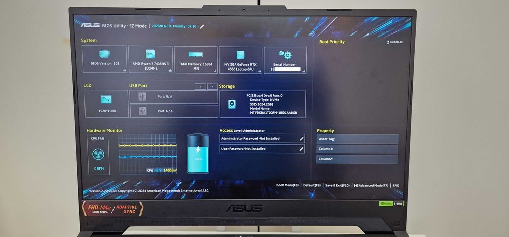 Asus TUF Gaming A15 FA507NV Nou