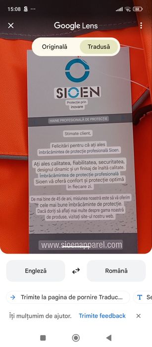 Vand geaca de serviciu