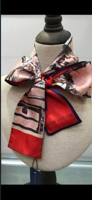 Eșarfă Louis Vuitton,  model 2026, 7 modele,  100% mătase, 120x8cm,  pret fix