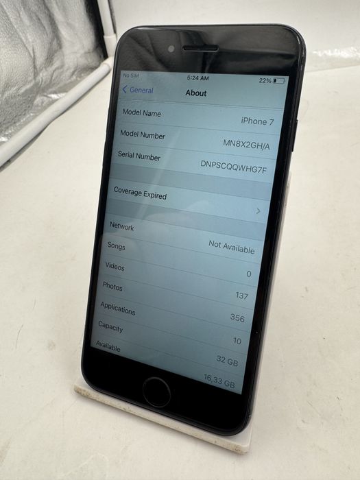 iPhone 7 32GB Black – Отлично състояние