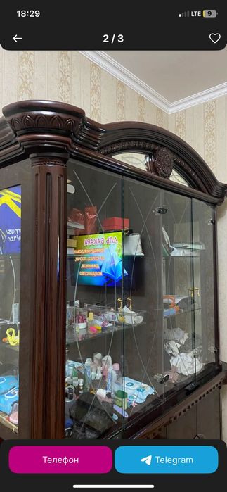 Элитный сервант / витрина (производство Дубай)