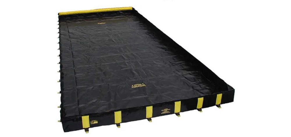 Bazin protectie chimica, colector scurgeri chimice 4mx16m (21,403 L)