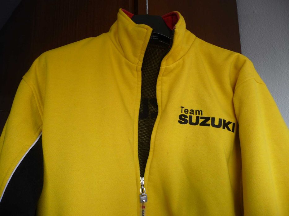 Superdry мъжко кожено яке moto Suzuki мото Супер драй Сузуки Спешно