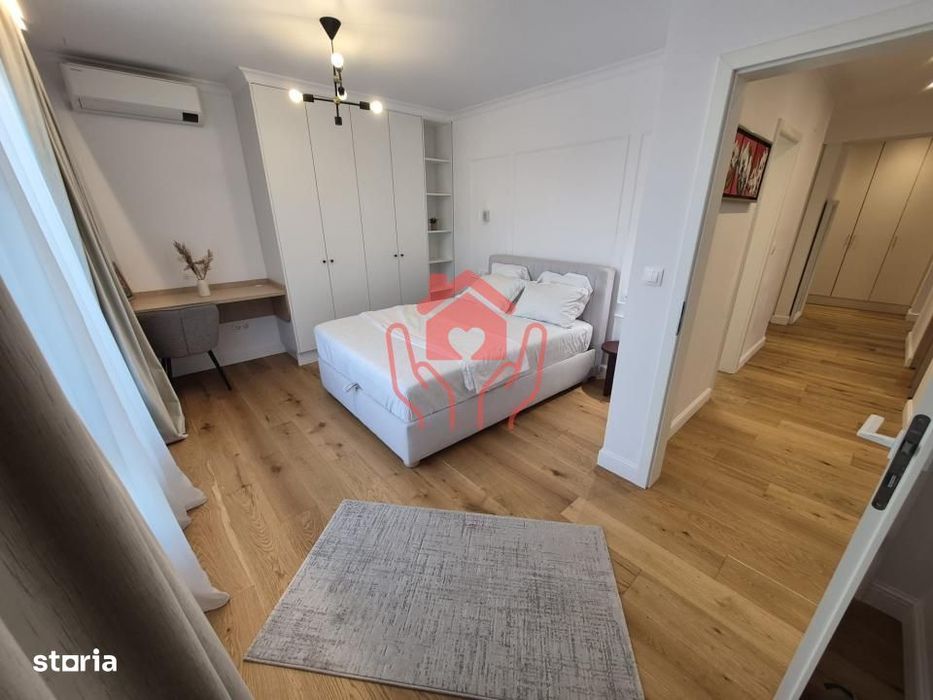 BANEASA (Parcul Herastrau)-3 camere premium 114 mp, design de interior