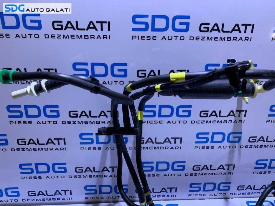 Instalatie Furtun Furtune Conducta Conducte Alimentare Combustibil Rampa Injectoare Tur Retur Peugeot 207 1.6 HDI 2006 - 2012 Cod 9635692580