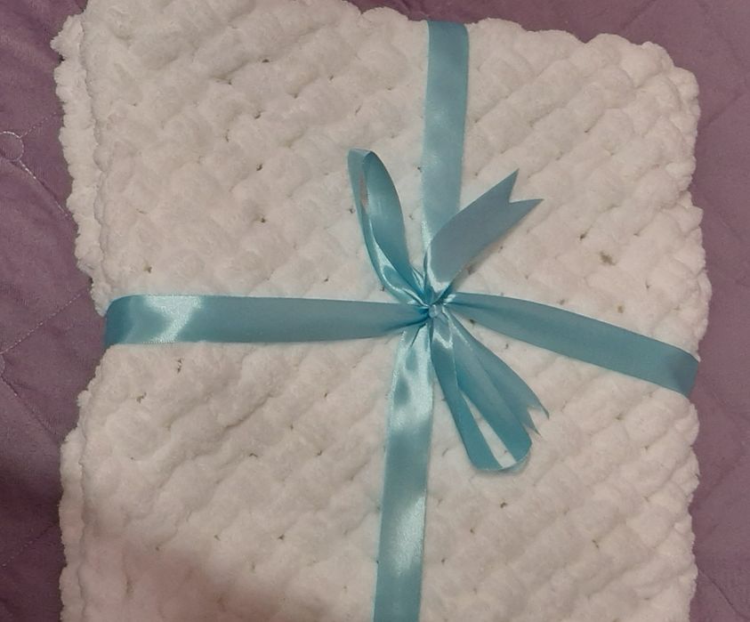 Плетени бебешки одеала