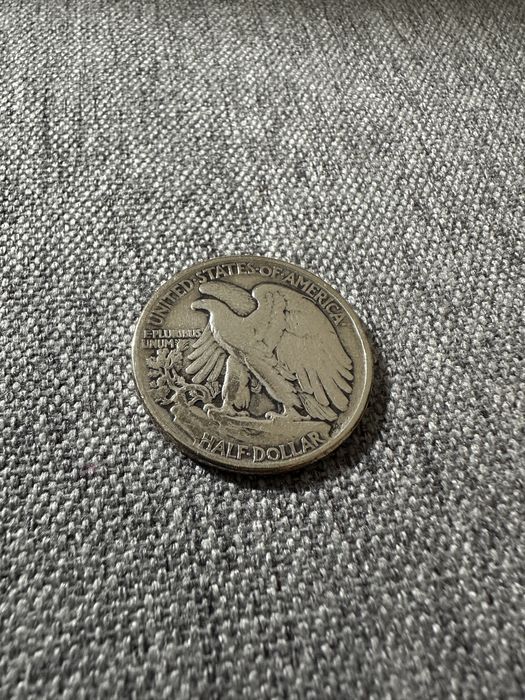 Moneda Argint Walking Liberty Half Dollar