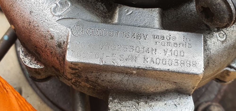Turbină BMP/BMM 140 CP originală fără joc,  Passat B6/Touran/Golf 5 ..