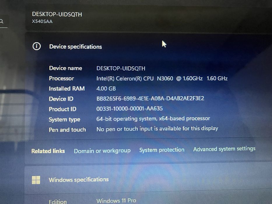 Vand urgent laptop asus X540S