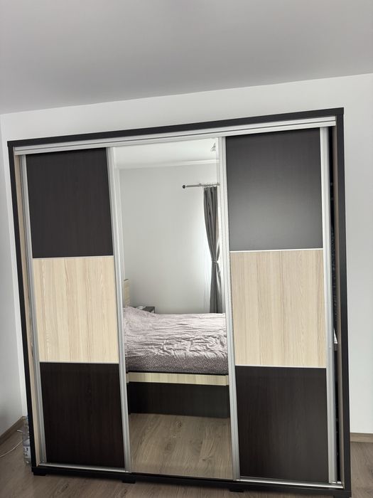 Vand set dormitor wenge/crem